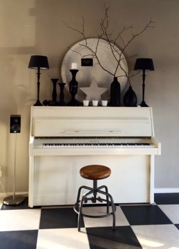 Piano woonkamer